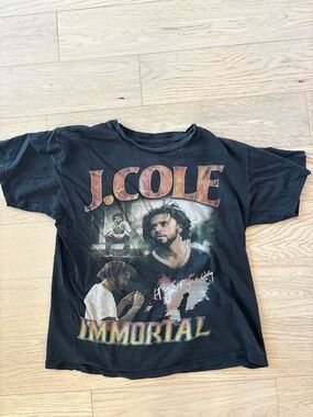 Black J. Cole 'Immortal' Graphic Tee